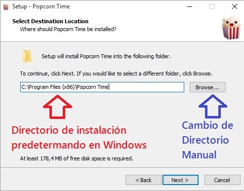Cambiar la ruta predeterminada de instalacion de programas en Windows