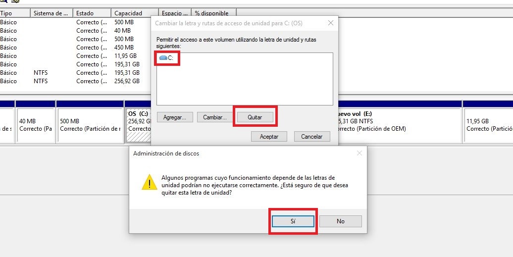 Como ocultar una partición del disco duro de un ordenador con Windows