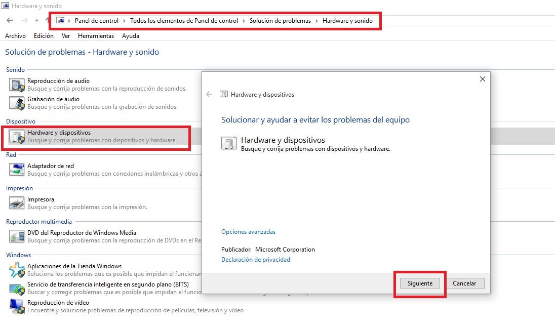 Solucionar problemas del lector de tarjetas de memorias SD en Windows 10