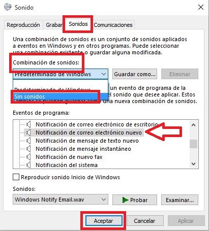 Silenciar las notificaciones de Windows 10