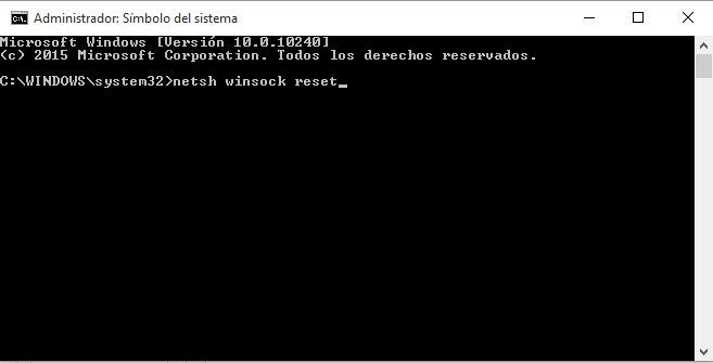 Como solucionar los problemas de conexion a internet: falta de entradas del registro de Windows Sockets