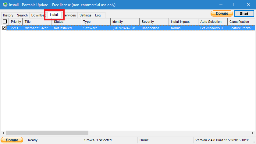 actualizar Windows Offline