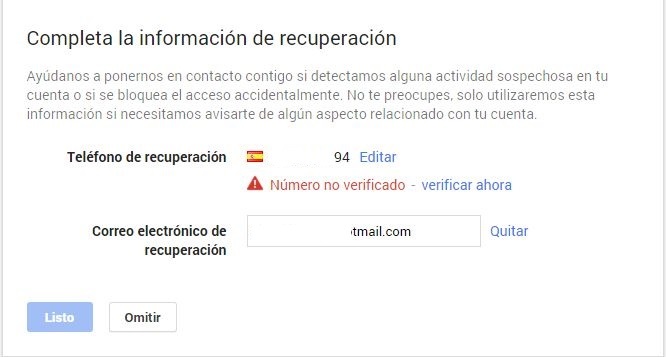 2 GB gratis por comprobar la seguridad de tu cuenta de google