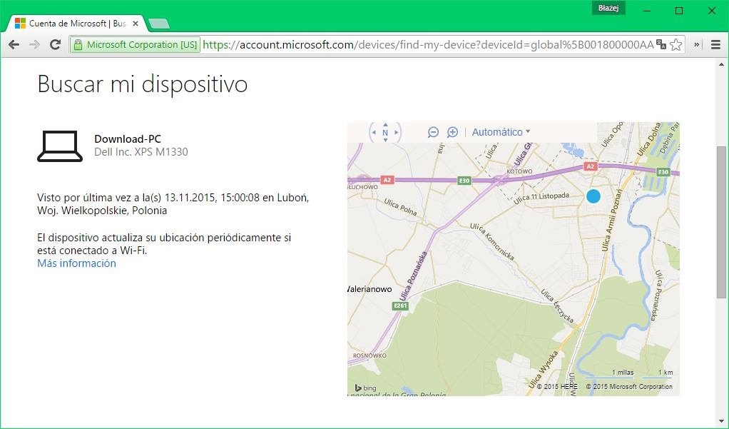 Localizar tu portatil robado con la nueva funcion de Windows 10 Encontrar mi dispositivo