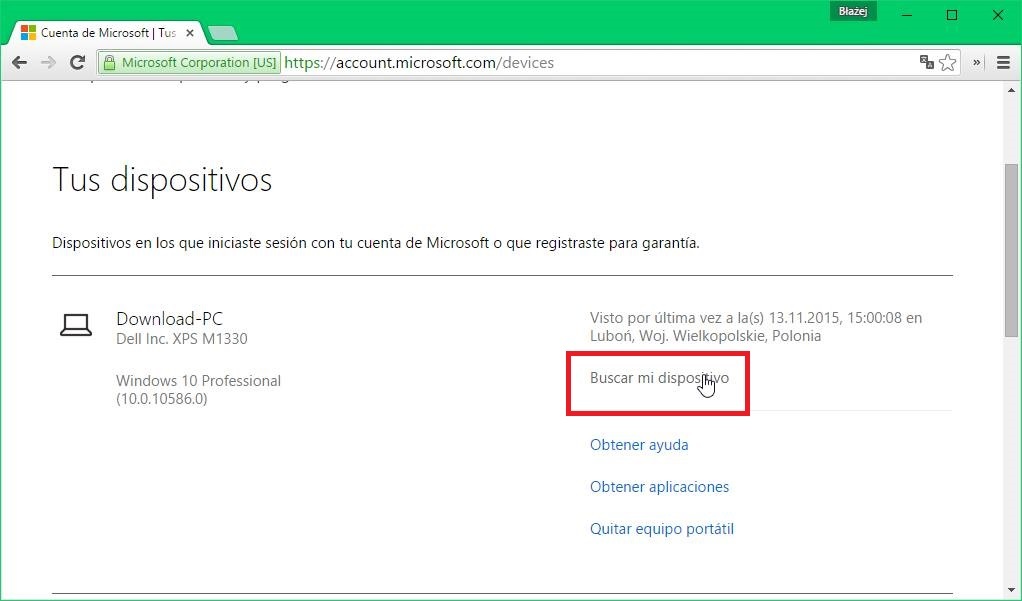 Como encontrar tu ordenador portatil con Windows si alguien te lo ha robado o se te ha perdido