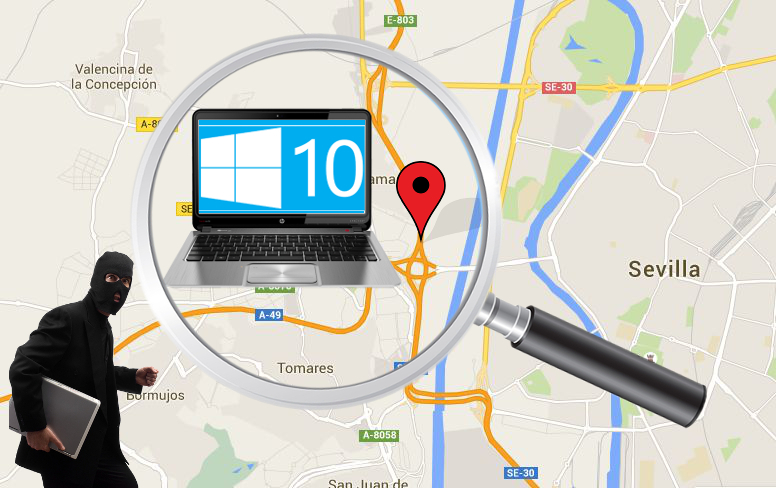 Como buscar y encontrar tu ordenador portatil robado o perdido con windows 10