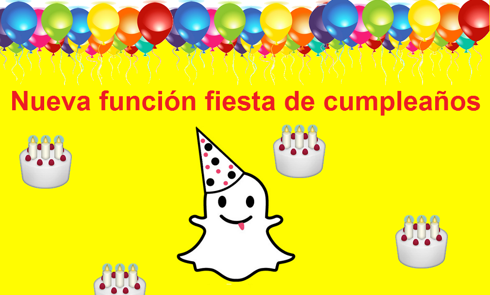 activar y usar la nueva función de snapchat fiesta de cumpleaños