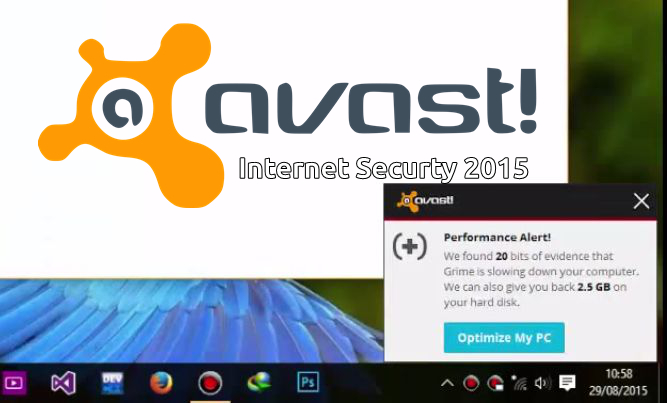 eliminar los mensajes emergentes de avast 2015 free