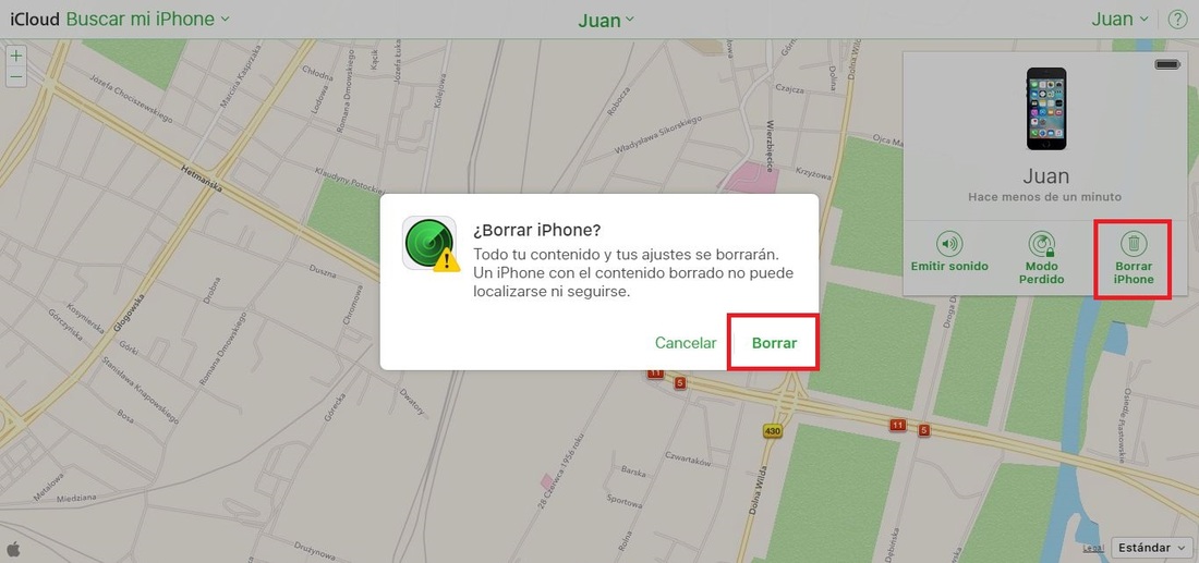 Como borrar las fotos, mensajes llamadas y apps de iPhone o iPad robado o perdido