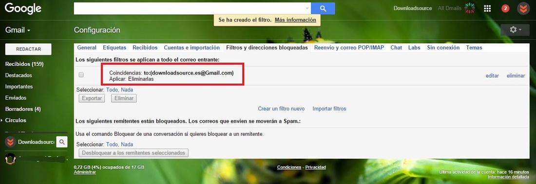 Gmail permite modificar tu direccion de correo electrónico para evitar Spam y correos indeseados