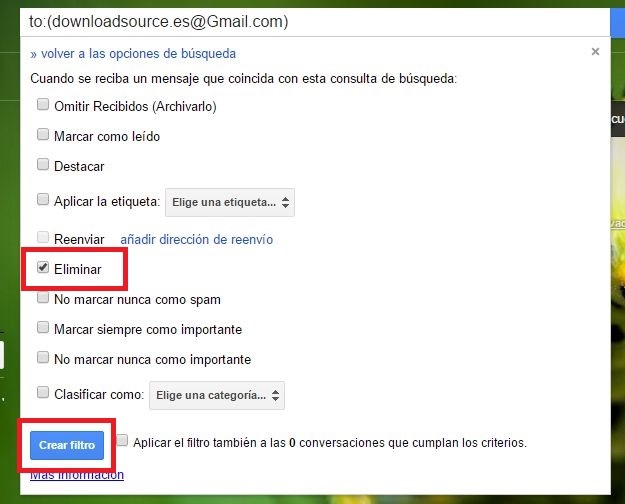 Configura direccion de correo de Gmail para utilizarlas en lugar de la tuya