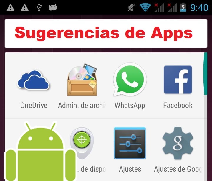 Deshabilitar las sugerencias de apps en Android con Laucher google now