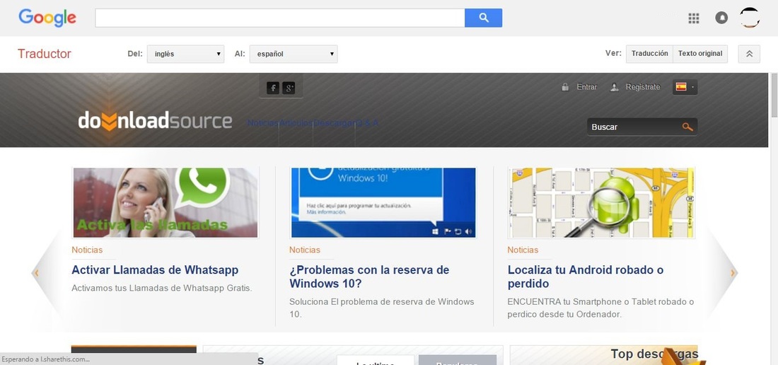 acceder a sitios Web bloqueados en una Lan gracias al traductor de Google