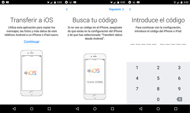 Como poder transferir nuestros datos de Android a un dispositivo iPhone con ios