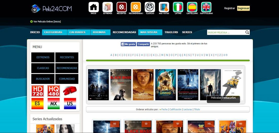 alternativas para Popcorn time