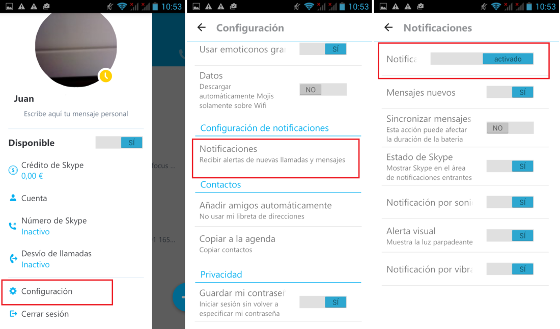 Como solucionar los problemas de la app de Skype para Andorid