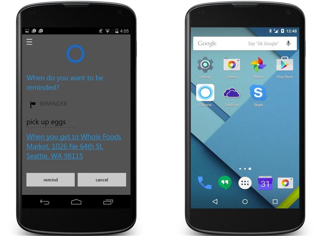 sincronizar datos de Android con Windows 10 con cortana