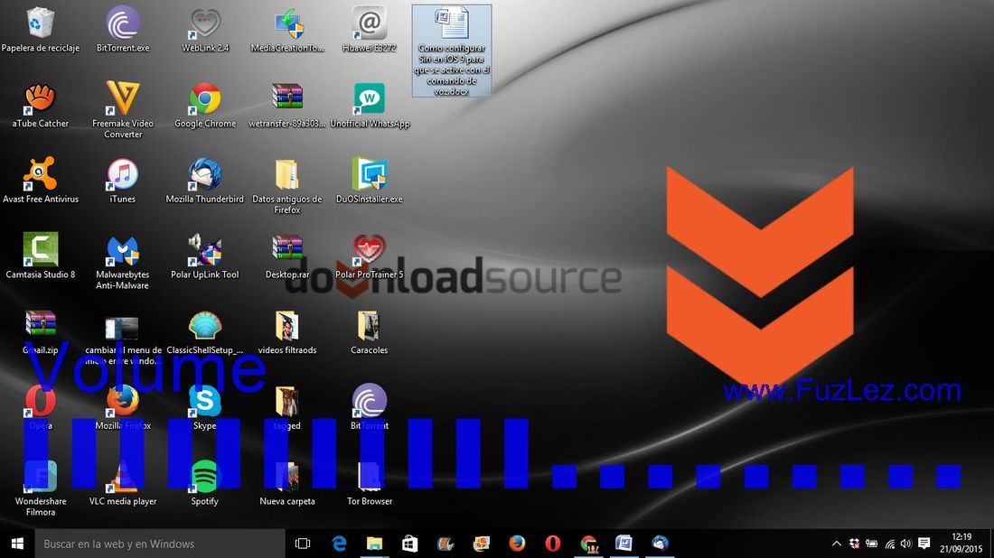 subir y bajar volumen en Windows con WheelsOfVolume