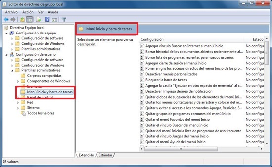 Como desactivar el centro de actividades de Windows 10