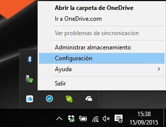 Configuración de oneDrive para desvincular tu cuenta de usuario