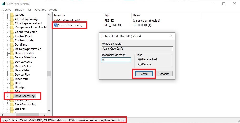 Como desactivar las actualizaciones automáticas de controladores en el sistema operativo Windows 10