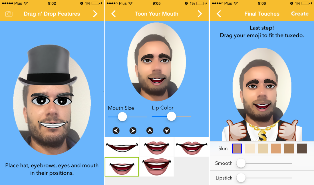 emoticonos personalizados en ios