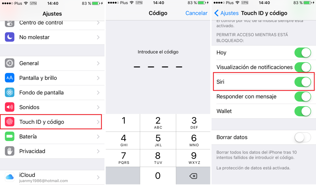 Como solucionar el fallo de seguridad de la pantalla de bloqueo mediante contraseña en iOS 9
