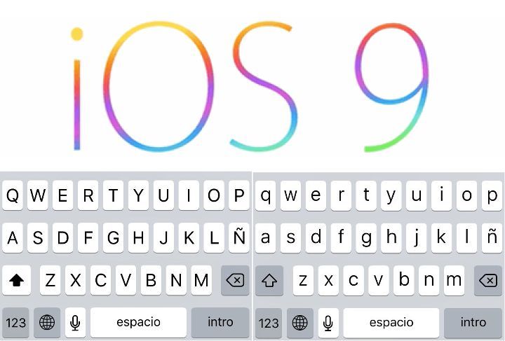 Como hacer que se muestre las letras del teclado en minúsculas para iOS 9