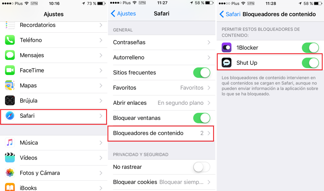 Como bloquear los comentarios de tus sitios webs favoritos gracias a la app iOS Shut up