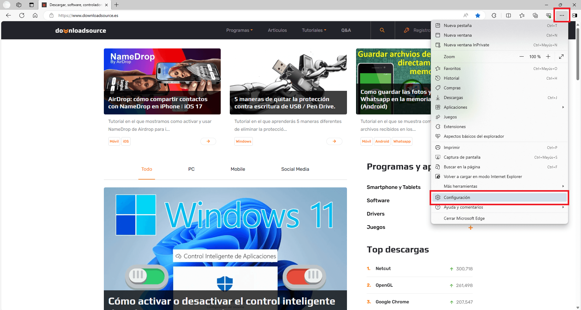 como desactivar la ejecución en segundo plano de Microsoft Edge