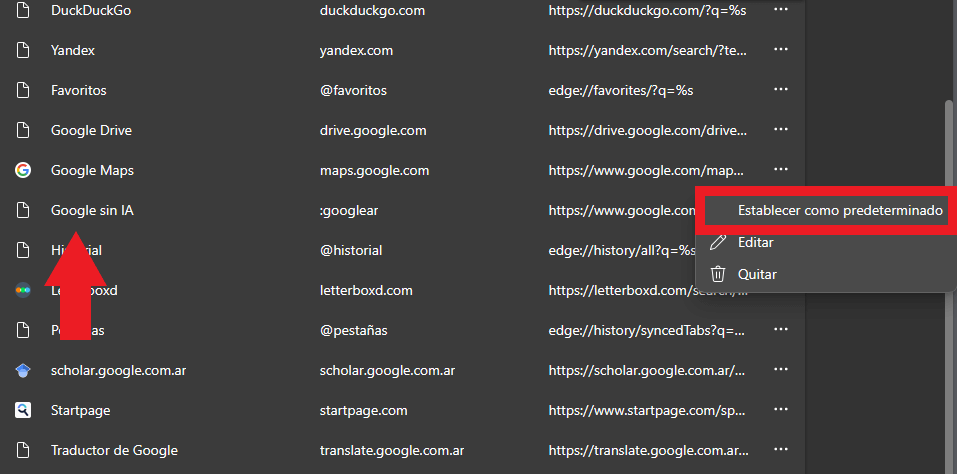 busqueda de google si Inteligencia Artificial