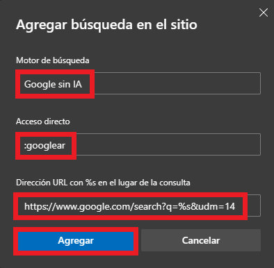 dejar de usar la IA en los resultados de búsqueda de Google