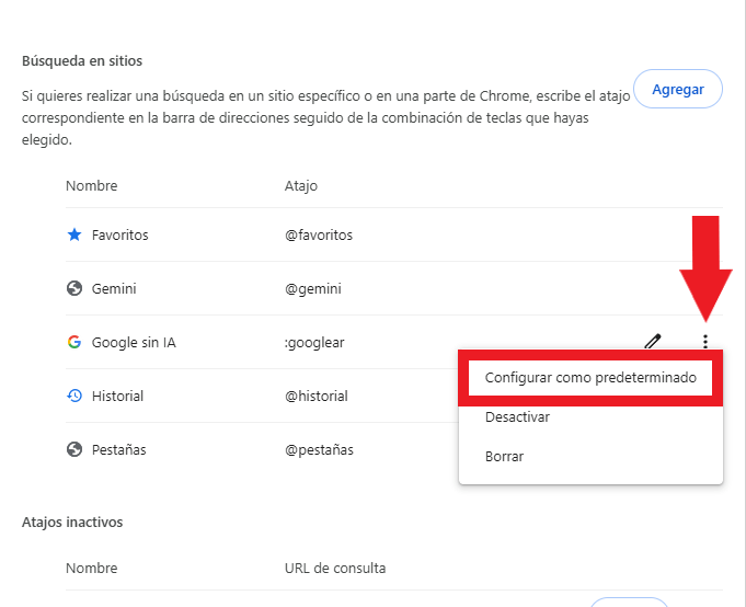 impedir el uso de IA en la busqueda de Google