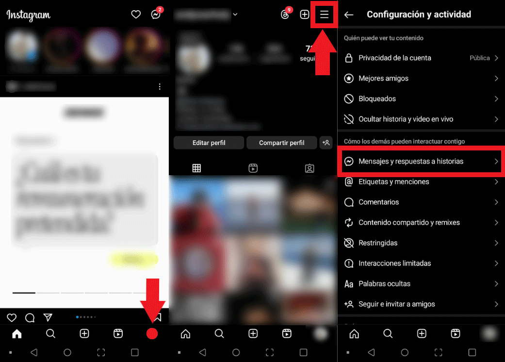 Como evitar el visto en los mensajes privados leidos en Instagram