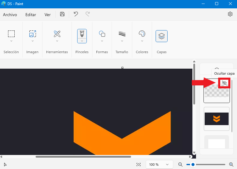 Paint de Windows 11 permite la edición de imagenes mediante capas