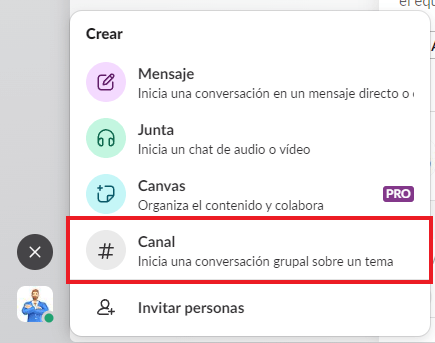 agregar un usuario al canal de slack