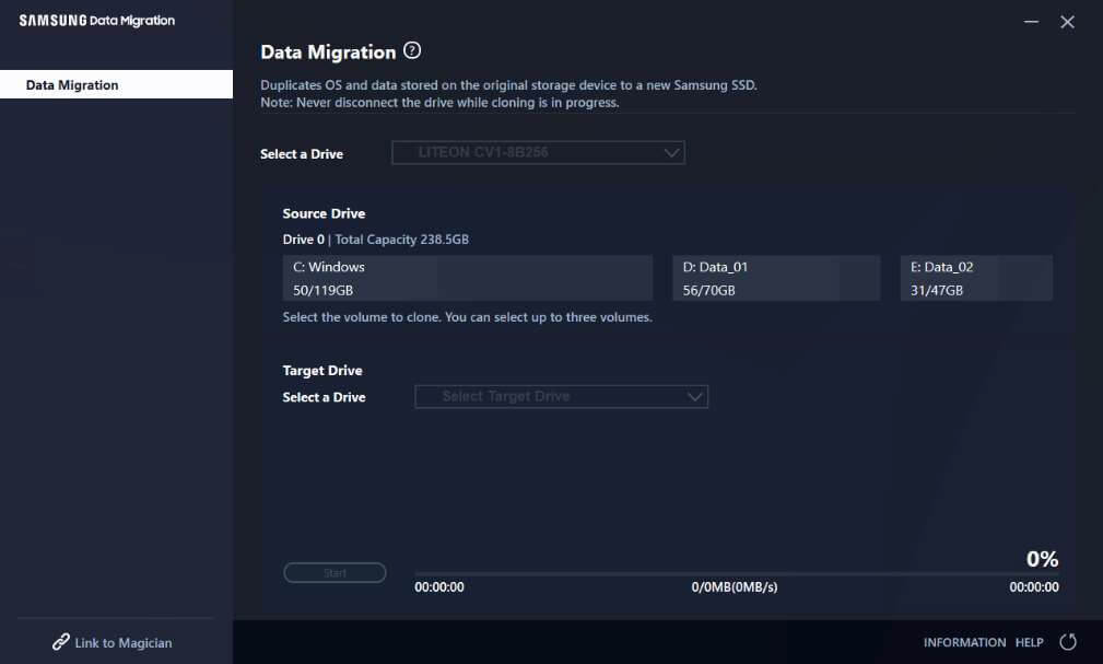 easyus disk copy device connect