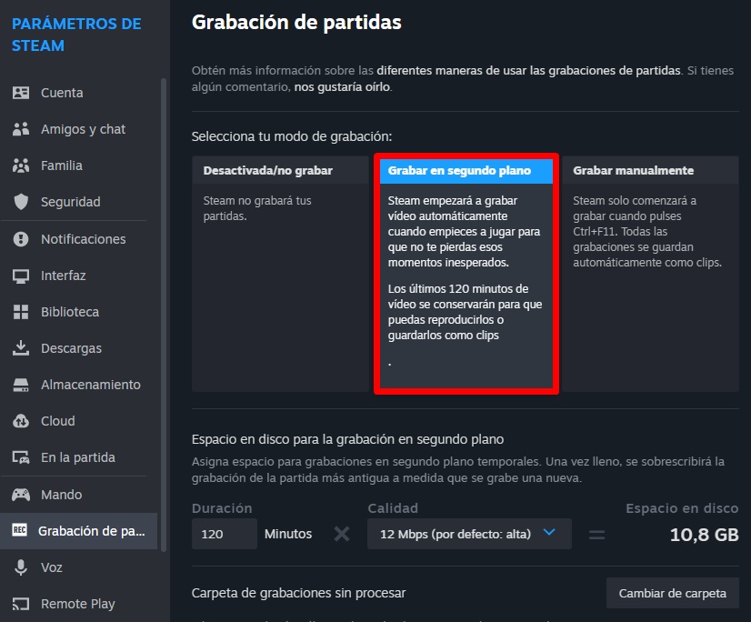 videojuegos como activar la grabación de partidas de videojuegos
