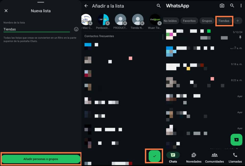 cómo crear listas de chats de whatsapp para organizarlos