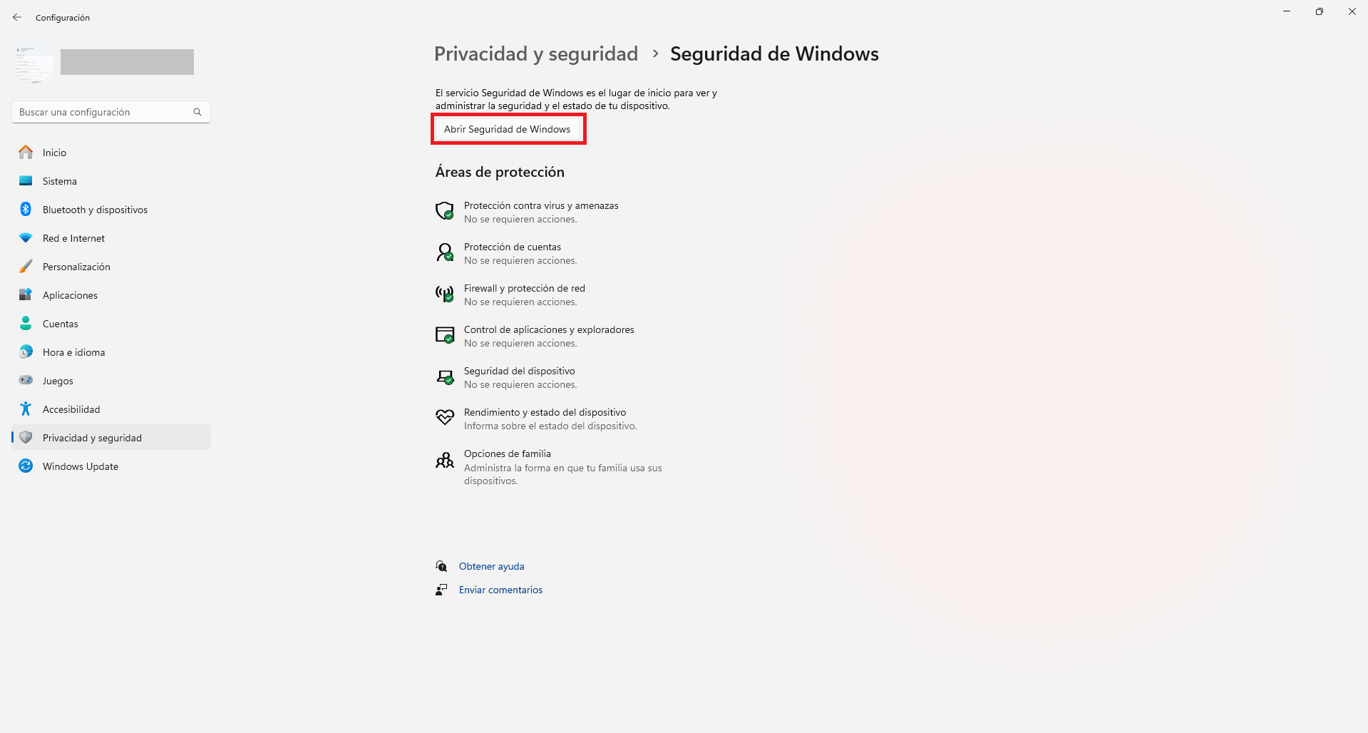 activar el control inteligente de app de Windows 11