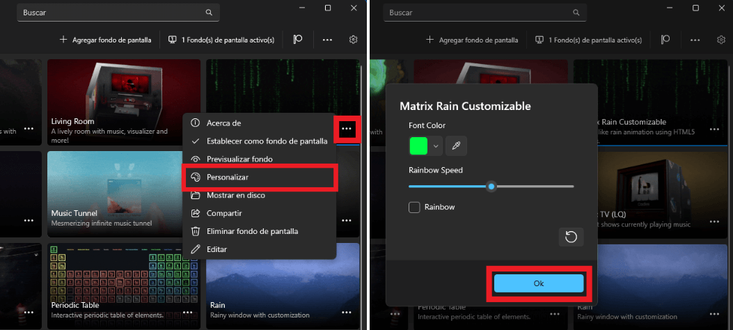 windows 11 permite utilizar fondos de pantalla animados