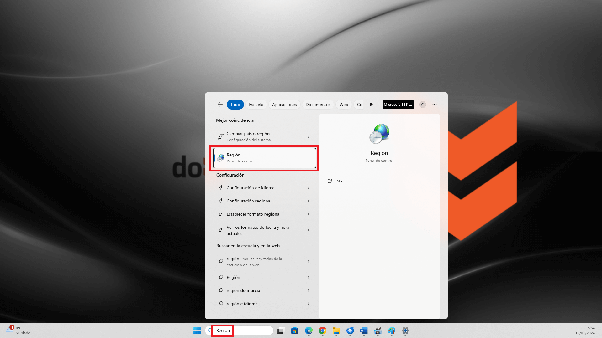 cambiar el idioma en la pantalla de bloqueo de Windows 11