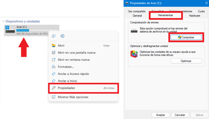como solucionar rundll en windows 11