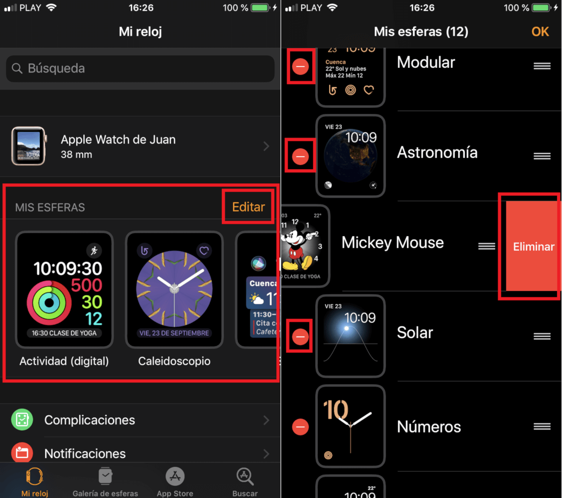 personalizar la esfera de tu apple watch con tus fotos