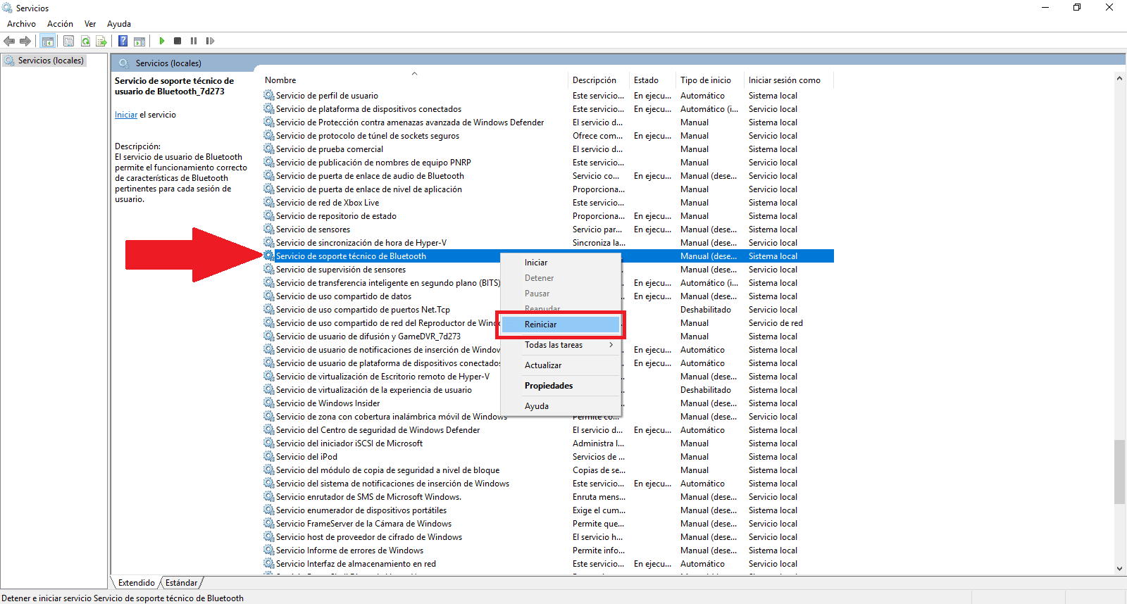 conexión bluetooth antigua no puede ser eliminada de windows 10