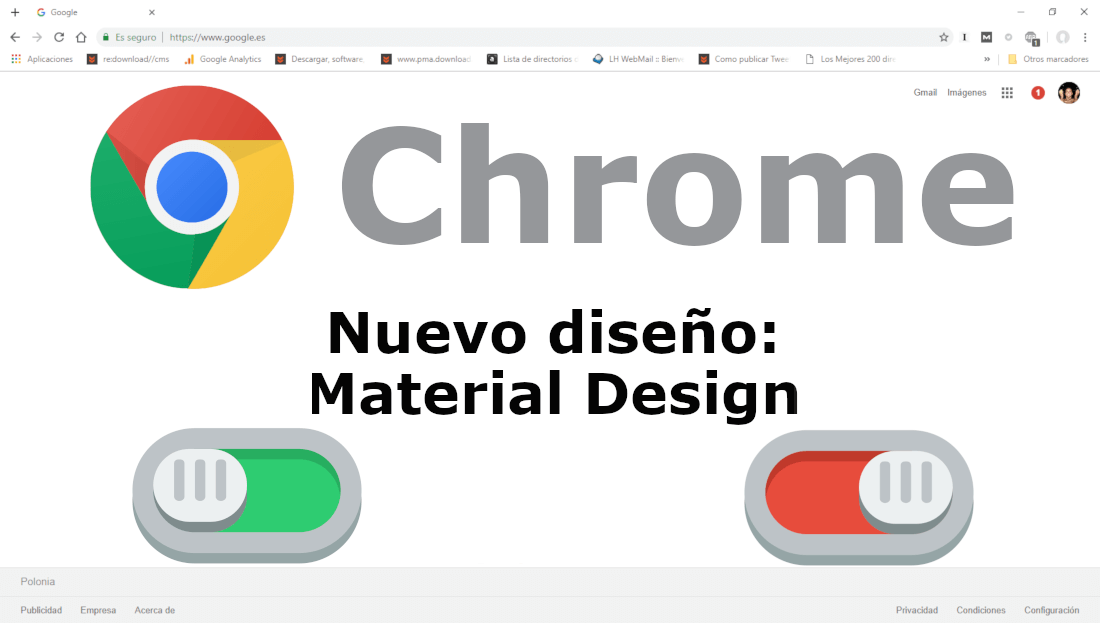 como cambiar el diseño de google chrome
