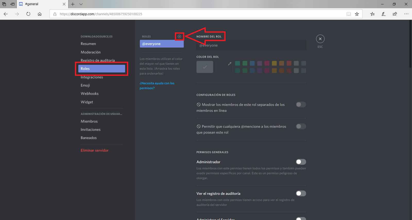 como crear roles de Discord desde tu movil o escritorio