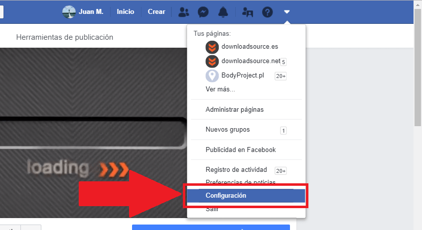 bloquear la pagina de Facebook