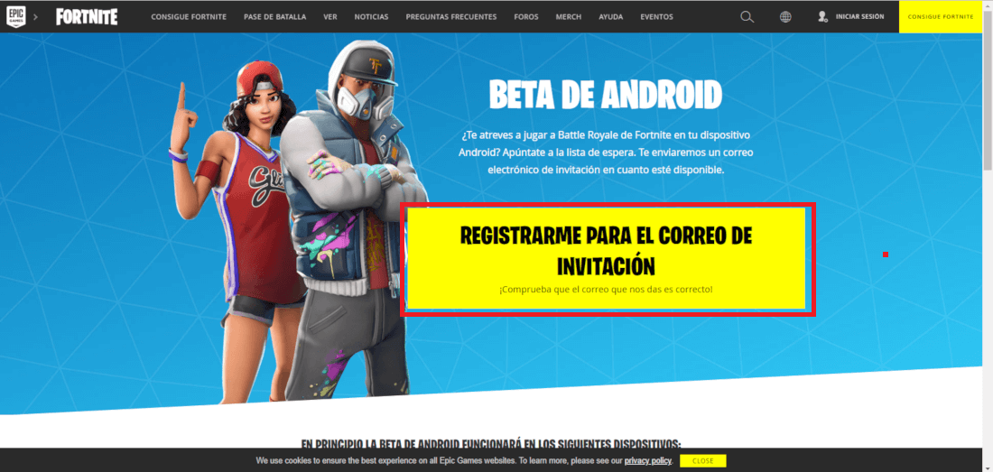 descargar apk para fortnite android