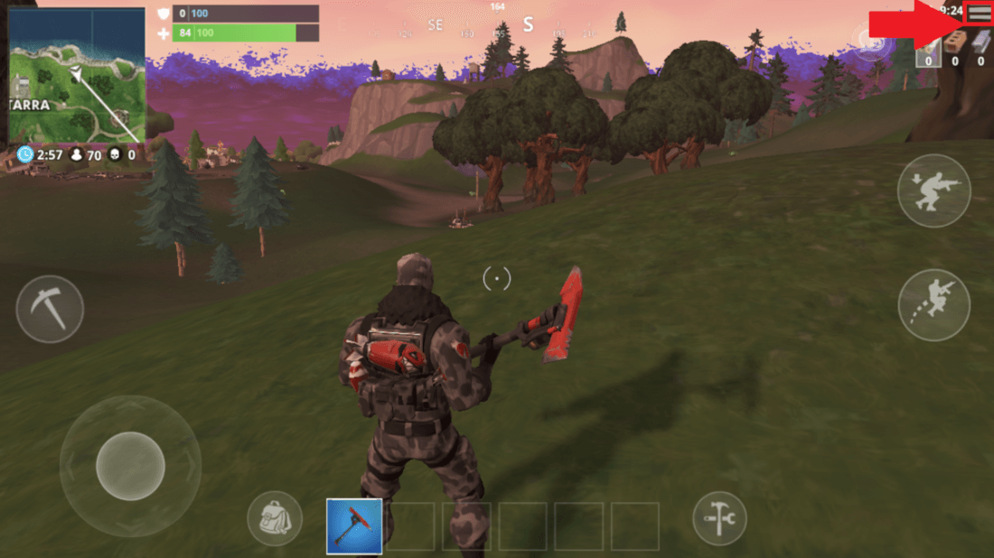 como personalizar el hud de Fortnite desde tu dispositivo movil